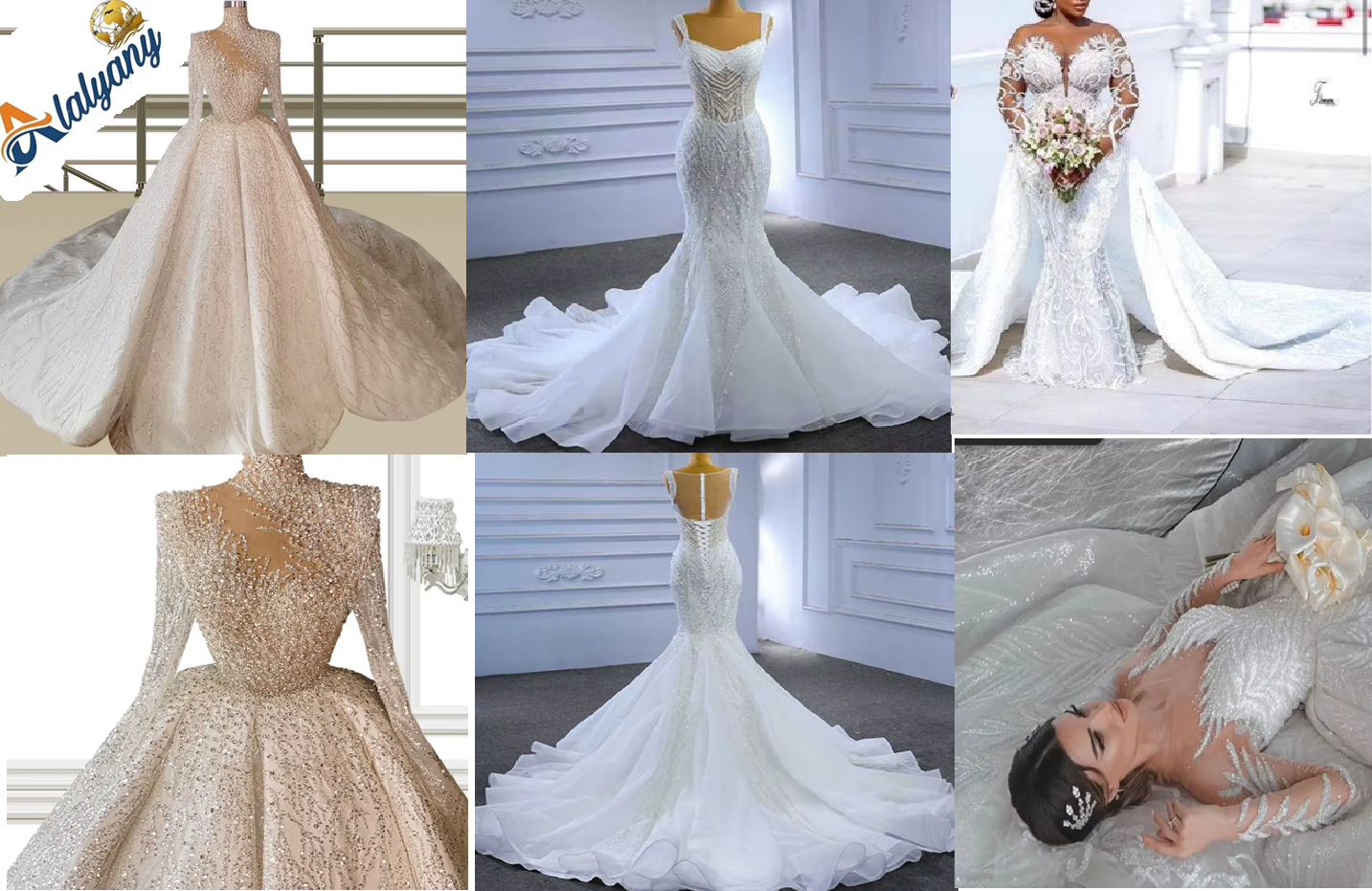 Evening wedding dresses